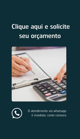 Clique aqui e solicite seu orçamento