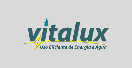 Logomarca da Vitalux saneamento, uma empresa que contratou serviços da Gead Aplica Engenharia