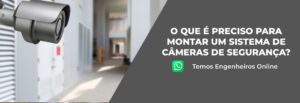 Imagem real de uma camera de segurnaça no interior de uma edificação.