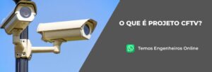 Imagem realista de uma camera cftv de uso ao tempo.
