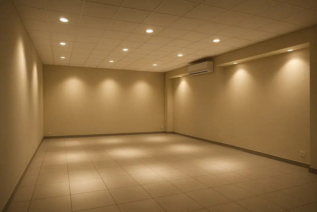 Imagem fictícia gerada por AI para representar um Projeto luminotécnico