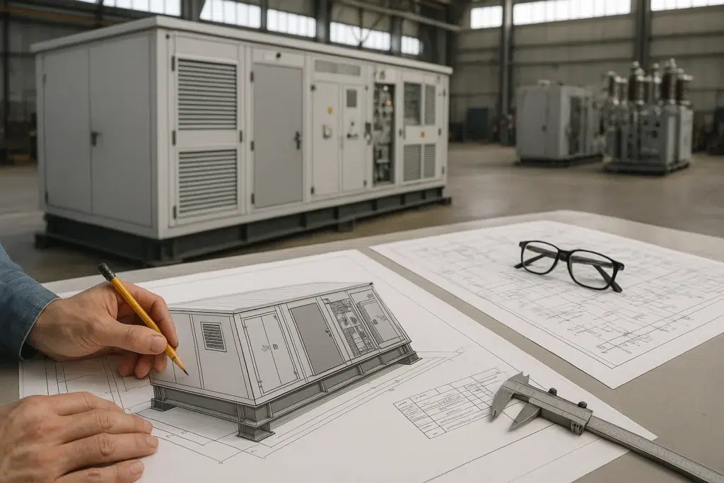 Projeto de eletrocentro industrial