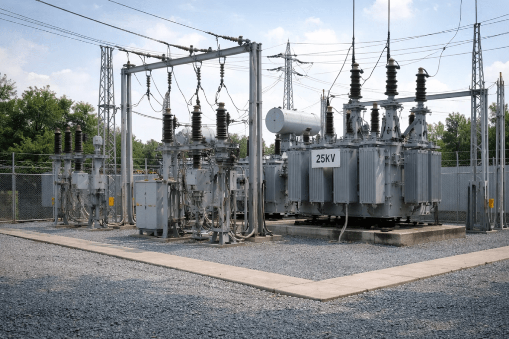 Como é uma subestação de 25kV