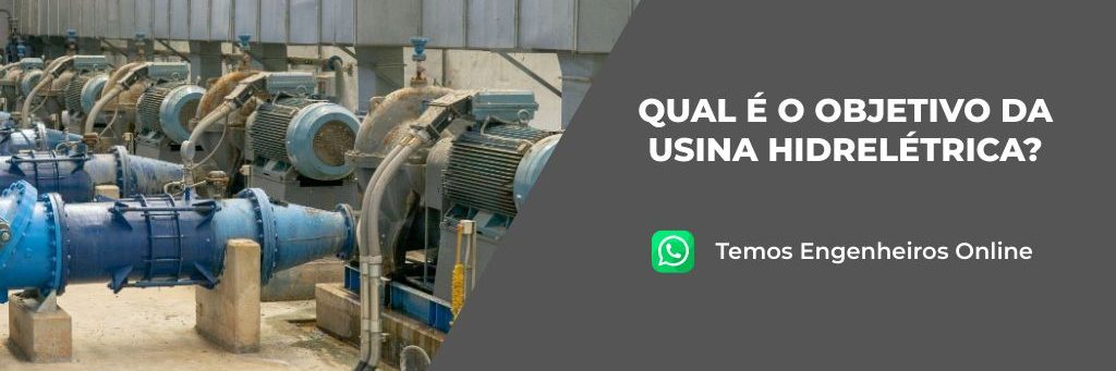 Gerador e turbina de uma usina hidrelétrica.
