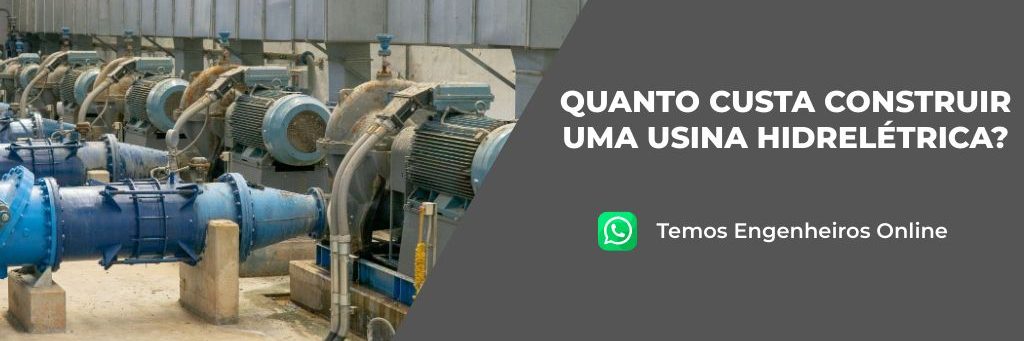 Interior da casa de força de uma Usina hidrelétirca